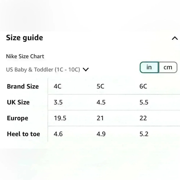 Nike Free Rn Toddlers Style size 4C - Picture 9 of 9